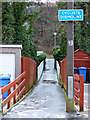 Footbridge to Waterside Street