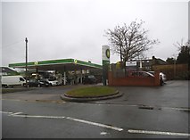 TQ3992 : Petrol station on Hatch Lane, Chingford by David Howard