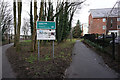 Entrance to Barbers Field, Sheffield