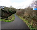 ST3089 : National Cycle Network Route 47 above the Mon & Brec, Crindau, Newport by Jaggery