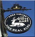 Sign for the White Hart, North Cave