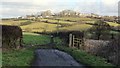 SK4559 : Public footpath at Red Barn Farm by Alan Walker