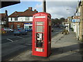 K6 telephone box on Market Place, South Cave