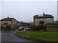 Frys Close, Portesham in the rain