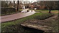 Looking down to the ford and bridge