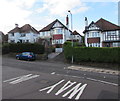 Houses opposite the entrance to Radyr Comprehensive School, Cardiff