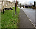 Croeso/Welcome sign, Cefn-y-bedd, Flintshire