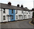 Blue amid white, Church Road, Chepstow