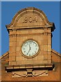 The clock on the (former) Walton Lodge Sanitary Steam Laundry, Coldharbour Lane, SW9