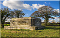 SU0886 : WWII Wiltshire: shellproof pillboxes of Lydiard Green (Lydiard Millicent) - Pillbox #5 by Mike Searle
