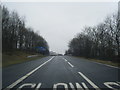 M1 southbound exit slip at Junction 30