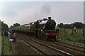 Steam train passing Kenyon Junction