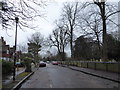 Looking southwards down Church Road