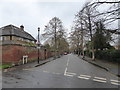 Looking north-northwest along Church Lane