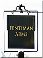 Sign for The Fentiman Arms, Fentiman Road / Carroun Road, SW8