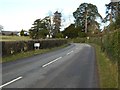 The B4355 entering Titley