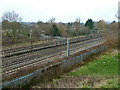 West Coast Main Line from Courtenay Avenue bridge