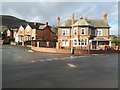 Houses on the corner of Court Road