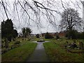 Path in Mitcham Churchyard