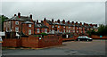 Car park and terraced housing in Worcester