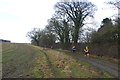 Runners below Dick Hill