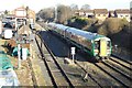 Train approaching Kidderminster Station