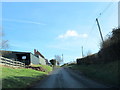 SO8765 : Doverdale Lane Passing Keybridge Livery Farm by Roy Hughes