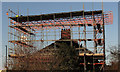 House under scaffolding, Horfield