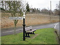 Signpost at Syston