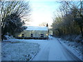 Snowfall, Trenewydd Lane, Llanteg