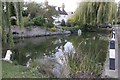 SU4794 : Pond at Sutton Wick by Bill Nicholls