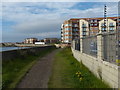 Path next to the Tees & Hartlepool Yacht Club