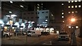 TQ3279 : Main entrance of Guy's Hospital at night by Paul Bryan