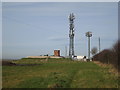 Arras Reservoir and communication towers