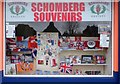 Shop window at The Schomberg Society Centre at Reivers House, Kilkeel