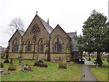 SE1528 : Former St Mark's church, Low Moor: west end by Stephen Craven
