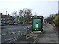 Bus stop and shelter on Anlaby Road, Hull