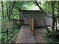 SP8342 : The Woodland Hide in the Linford Lakes Nature Reserve by Philip Jeffrey