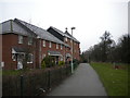 Footpath behind Frampton Close, Newmarket