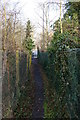 Public footpath 60 dropping to Watford Road