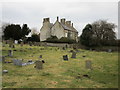 The churchyard and Manor House, Carburton