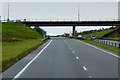 SH4972 : North Wales Expressway, Bridge at Junction 7 by David Dixon