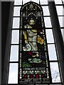 St Peter, Woodmansterne: stained glass window (v)