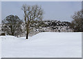 SE0254 : Eastby Crag in Winter by Chris Heaton