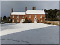 The Red House, Aldeburgh, in snow