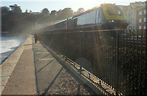 SX9676 : Train at Dawlish by Derek Harper