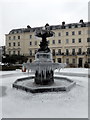 TQ2978 : Frozen Fountain in Bessborough Gardens by PAUL FARMER