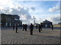 Peter Burke sculptures at the Royal Arsenal, Woolwich