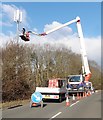 Installing a mobile phone mast near Podimore