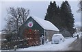 NT2539 : Snow in Springhill Road, Peebles (2) by Jim Barton